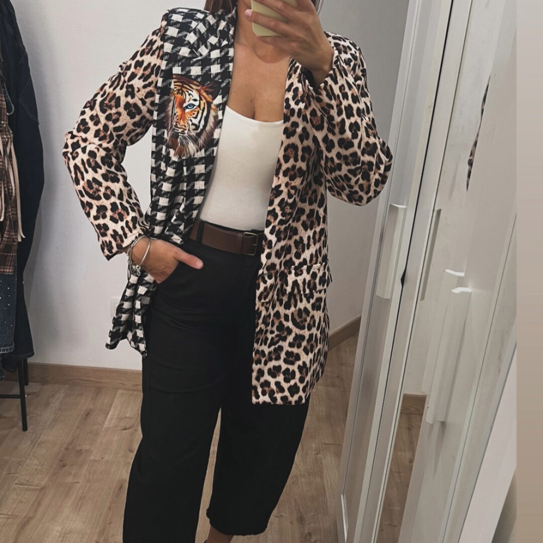 Blazer Mix leopardo