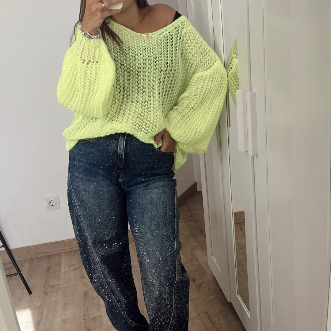 Jersey Calado amarillo flúor