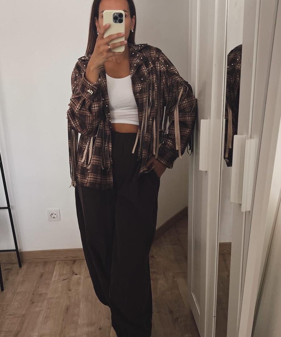 Chaqueta Flecos