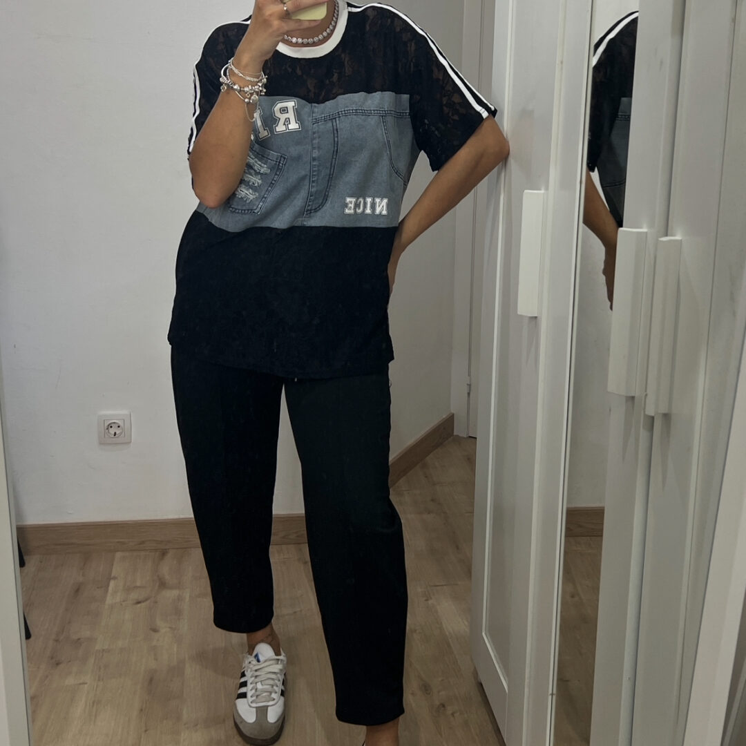 Camiseta lencera jeans