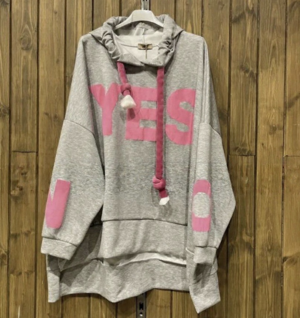 Sudadera Yes (Gris)