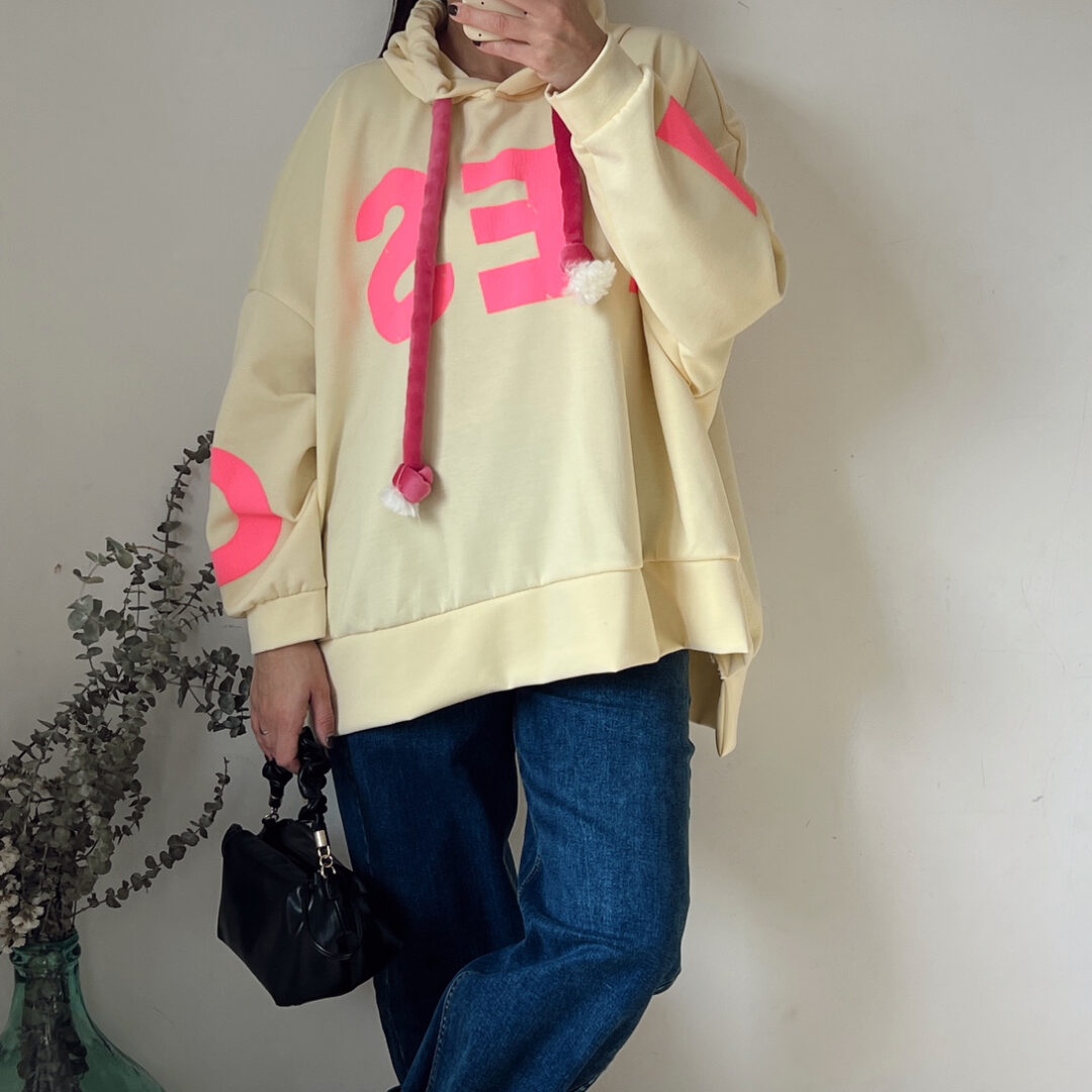 Sudadera Yes (Amarilla)