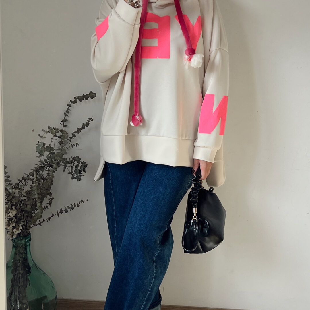 Sudadera Yes (Beige)