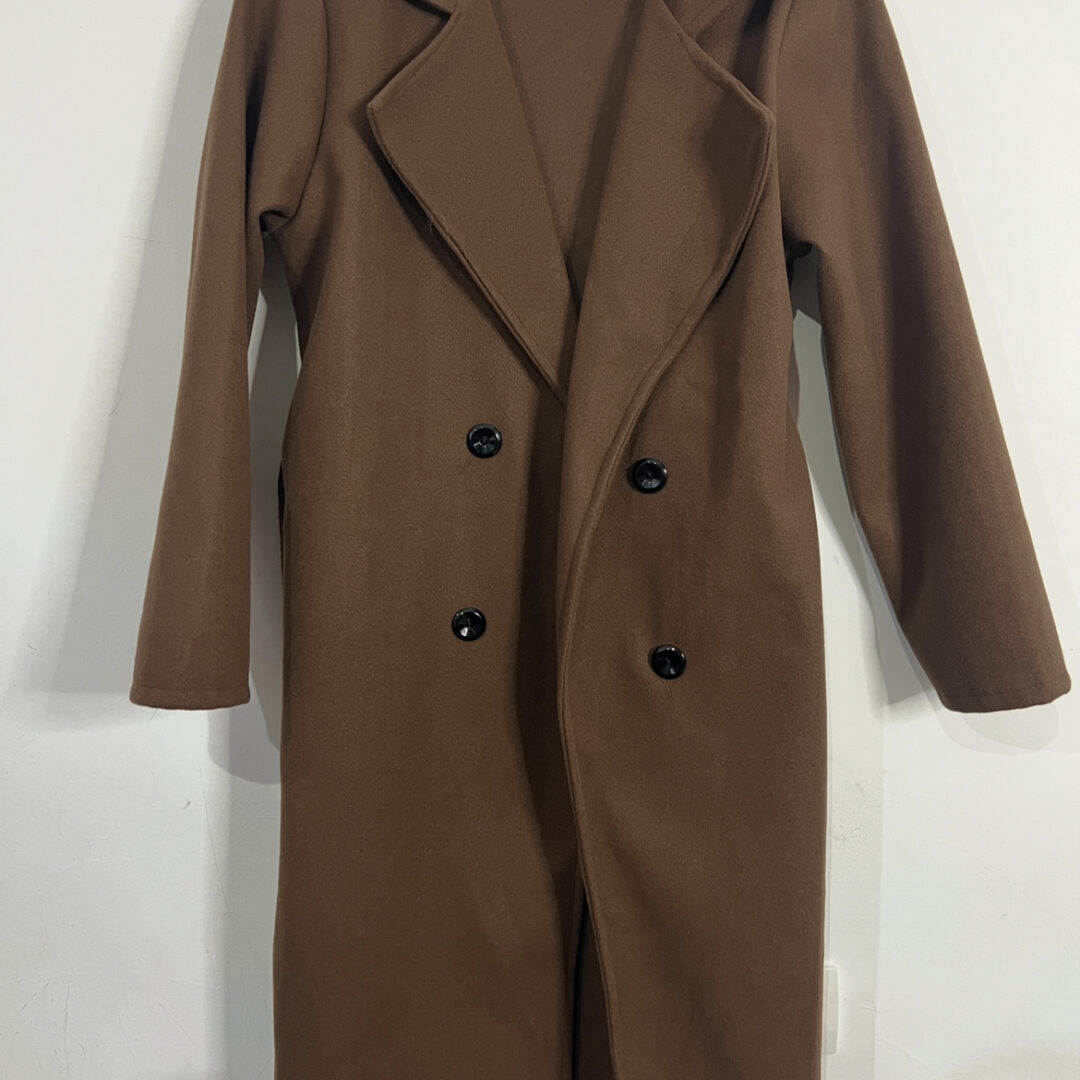 Abrigo paño (Marrón)