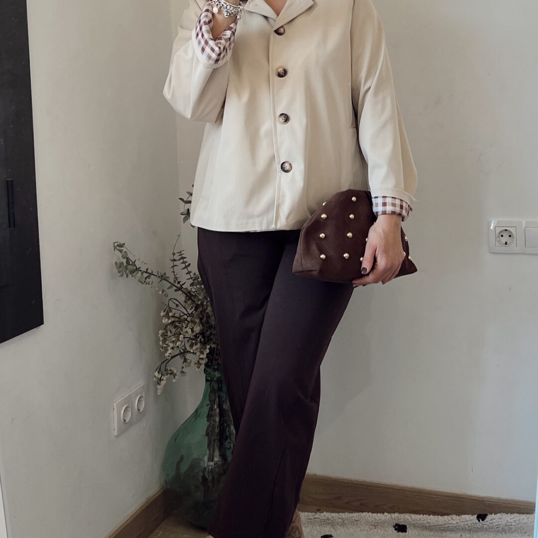 Chaqueta forro cuadro