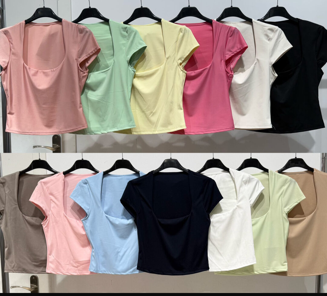 Básica licra escote cuadrado