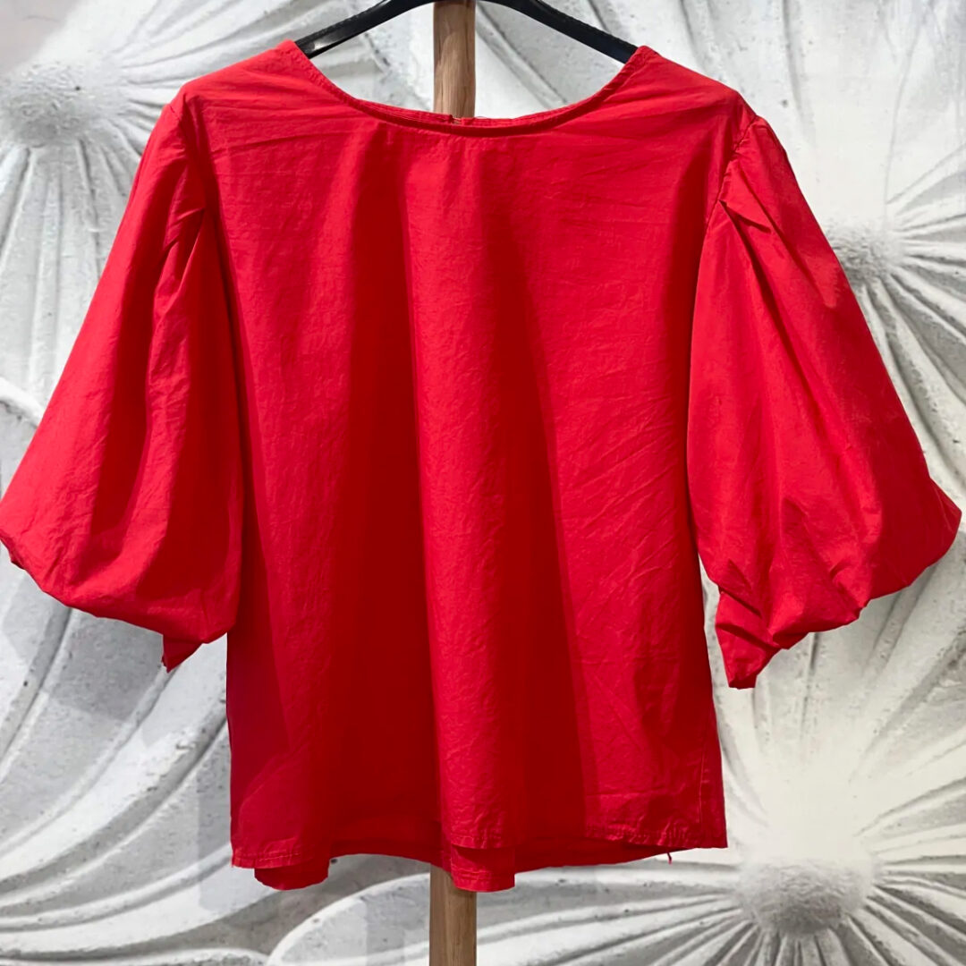 Camisa manga abullonada